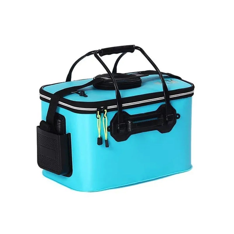 5 Color Outdoor Fishing Bucket Folding Fishing Gear Portable Camping Hiking Bucket with Handle Fishing Bags