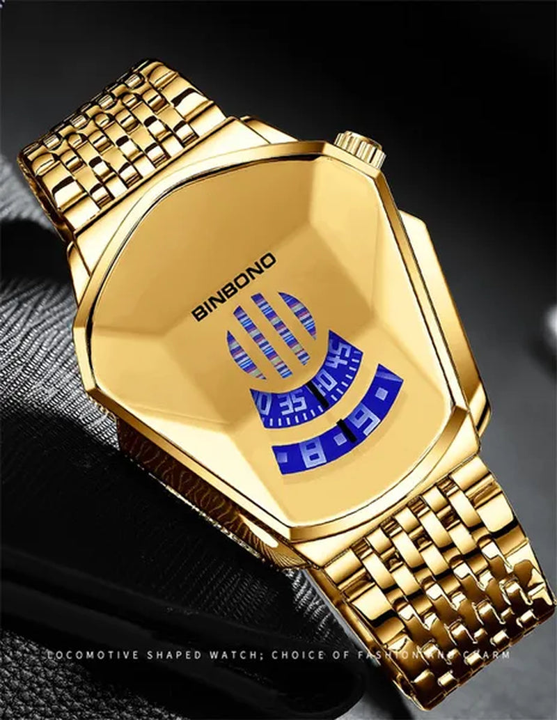 Top Brand Luxury Military Fashion Sport Watch New Design Men Gold Wrist Quartz Watches Man Clock Casual Chronograph Wristwatch
