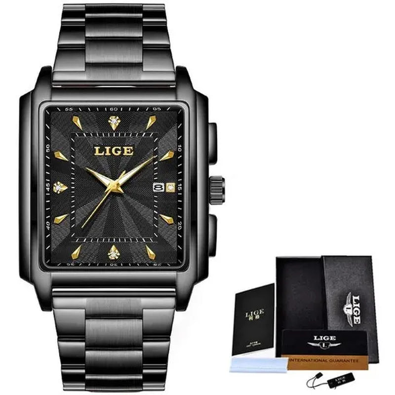 LIGE Fashion Waterproof Watch for Women Top Brand Luxury Women Watch Casual Sport Date Women'S Quartz Wristwatches Montre Femme