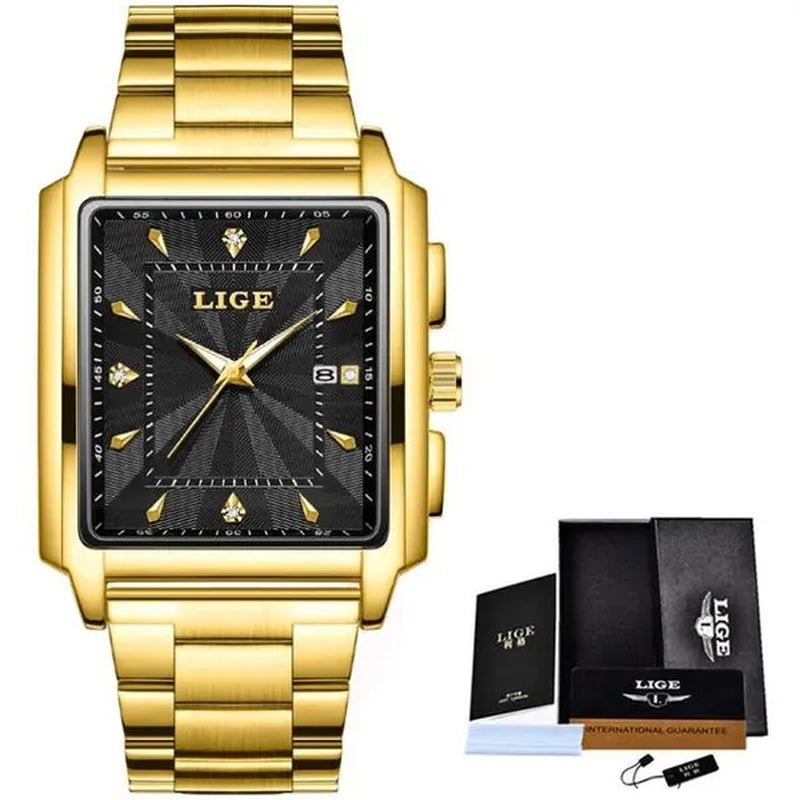 LIGE Fashion Waterproof Watch for Women Top Brand Luxury Women Watch Casual Sport Date Women'S Quartz Wristwatches Montre Femme