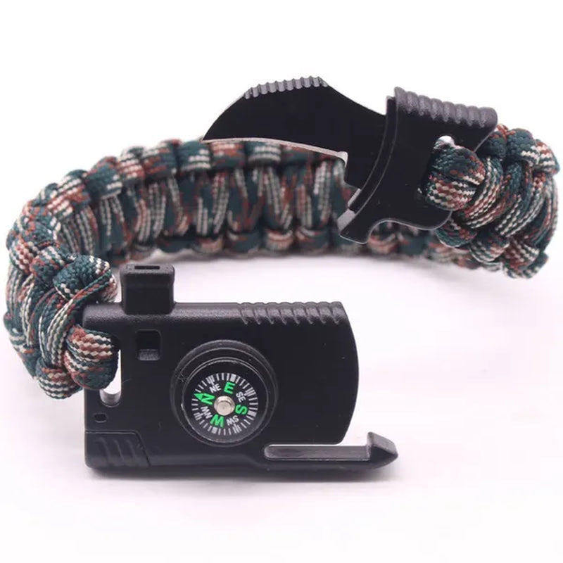 Outdoor Multi Tools Survival Emergency Bracelet with Tool Camping Survival Multi - Functional Hand Rope Umbrella Rope