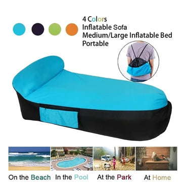 Camping Inflatable Sofa Lazy Bag 3 Season Ultralight Sleeping Bag Air Bed Inflatable Sofa Lounger Trending Products