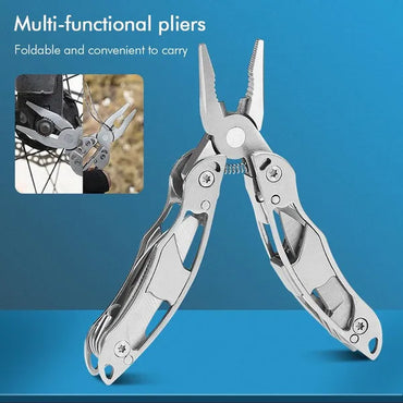 Multifunctional Pliers Portable Purpose Folding Pliers Repair Tools Outdoor Survival Equipment Camping Gear Accessories Hunting Survival Rescue Pliers Heavy Duty Wire Pliers Diagonal Pliers Hand Tools EDC Gadgets Hiking Camping Gear Tools