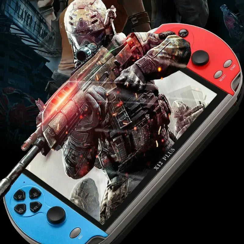 Game Consoles - X12 plus 7" 16GB - X7 plus 5.1" 8GB - Retro Handheld Portable 10000 Games Video Console