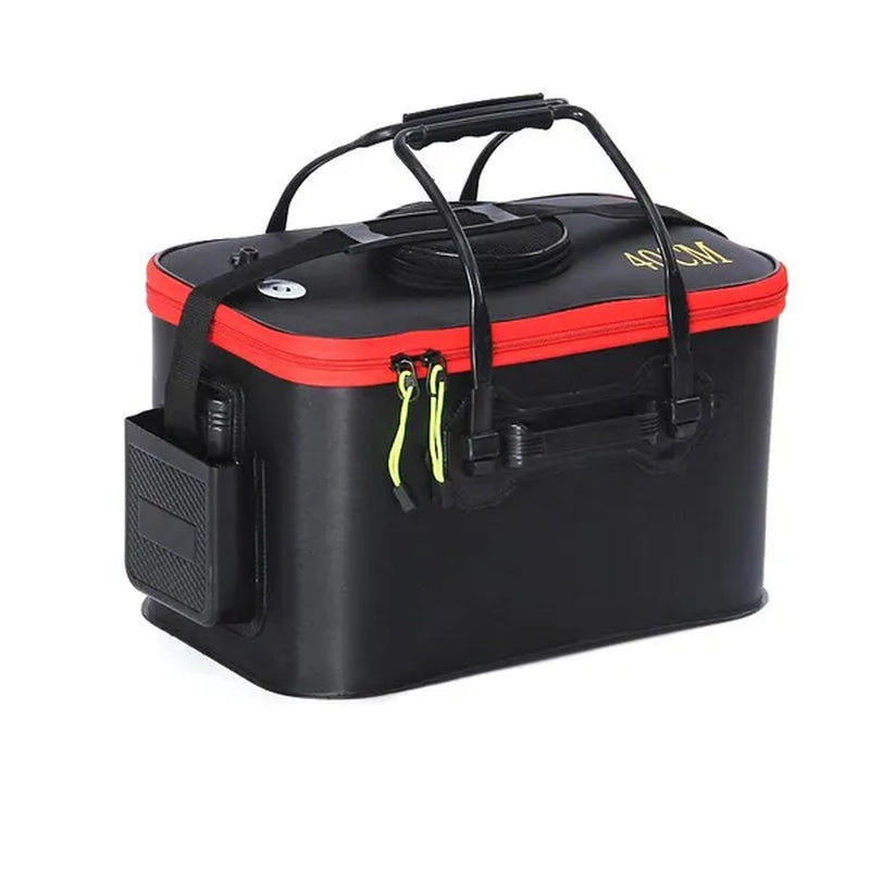5 Color Outdoor Fishing Bucket Folding Fishing Gear Portable Camping Hiking Bucket with Handle Fishing Bags