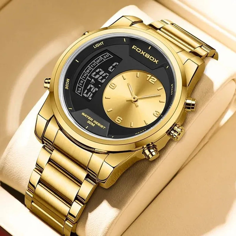 LIGE New Fashion Military Watch for Men Casual Sports Chronograph Quartz Men Watch Business Waterproof Watches Relogio Masculino