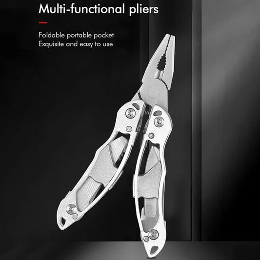 Multifunctional Pliers Portable Purpose Folding Pliers Repair Tools Outdoor Survival Equipment Camping Gear Accessories Hunting Survival Rescue Pliers Heavy Duty Wire Pliers Diagonal Pliers Hand Tools EDC Gadgets Hiking Camping Gear Tools