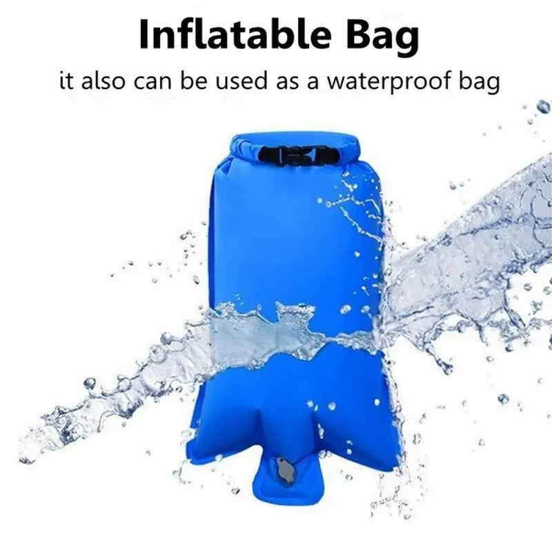 Waterproof Portable Camping Sleeping Pad - Ultralight Compact Inflating Pads, Portable Camping Mat Suit for Outdoor Hiking, Backpacking, Hammock and Travel - Air Cell Design with Folding Carry Bags Accessories,Inflatable Bag Optional(With/Without Pillow)