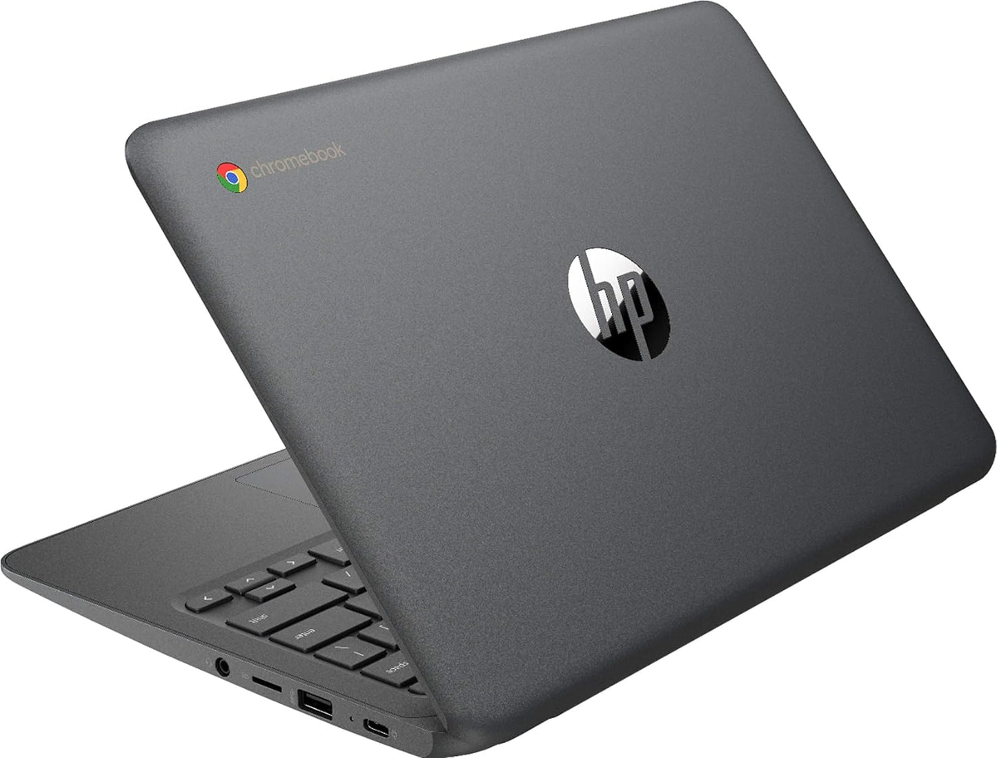Flagship Chromebook, 11.6" HD (1366 X 768) Display, Intel Celeron Processor N3350, 4GB LPDDR2, 32GB Emmc, Chrome OS, HD Graphics 500, 11A-NB0013DX, Ash Gray