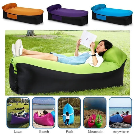 Camping Inflatable Sofa Lazy Bag 3 Season Ultralight Sleeping Bag Air Bed Inflatable Sofa Lounger Trending Products