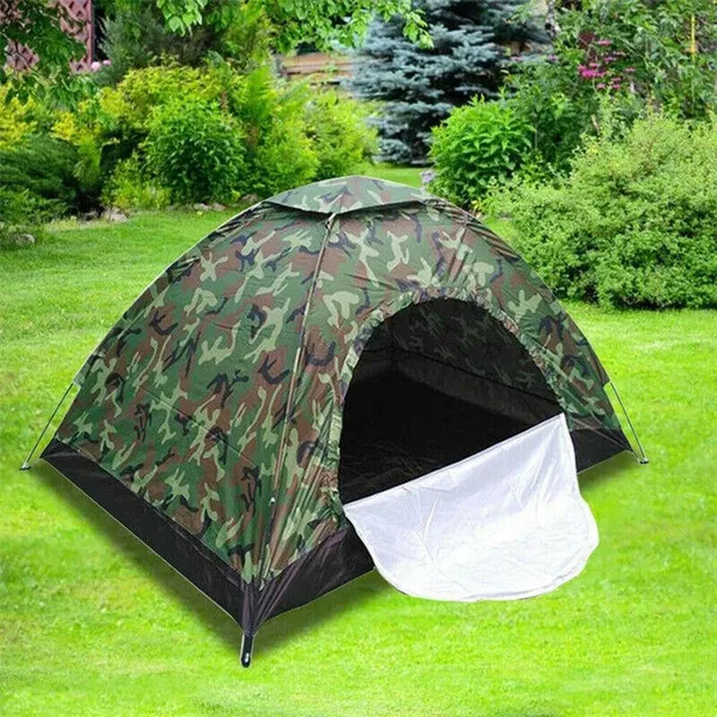 2 Person Camping Dome Tent Waterproof Outdoor Tent with Top Rainfly Easy Set Up