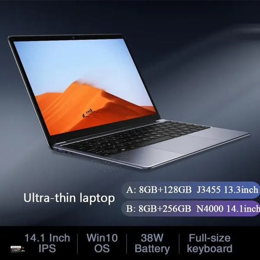 2023 14.1 Inch Herbook Pro Win10 Intel J3455/N4000 8GB+128GB /8GB+256GB Laptop Pc(Memory Card)