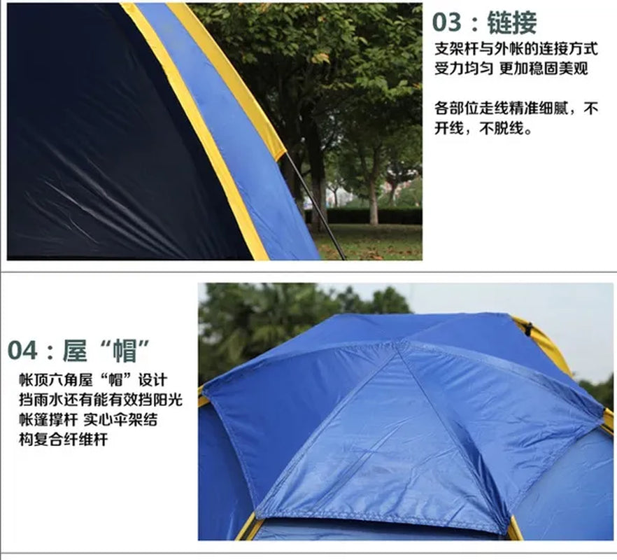 Tent Outdoor Single Tier 6 Field Tent Anti-Uv