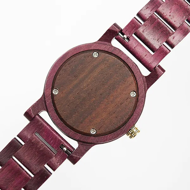 DODO DEER New Design Wood Watch for Women Simple Retro Roman Numerals Dial Rosewood Quartz Watch Anniversary Gift Exquisite Wooden Box Dropshipping