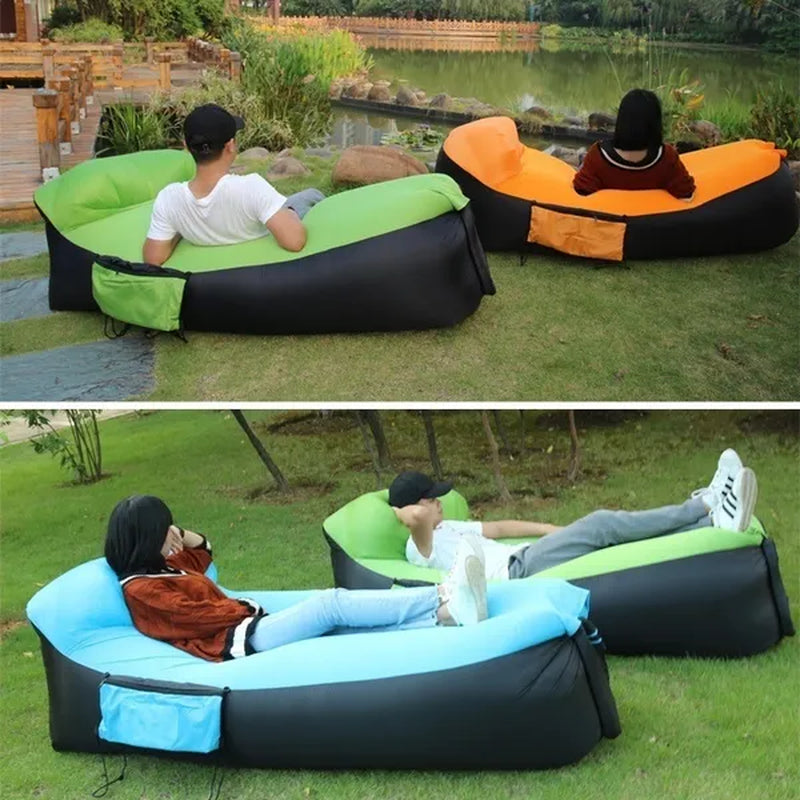 Camping Inflatable Sofa Lazy Bag 3 Season Ultralight Sleeping Bag Air Bed Inflatable Sofa Lounger Trending Products