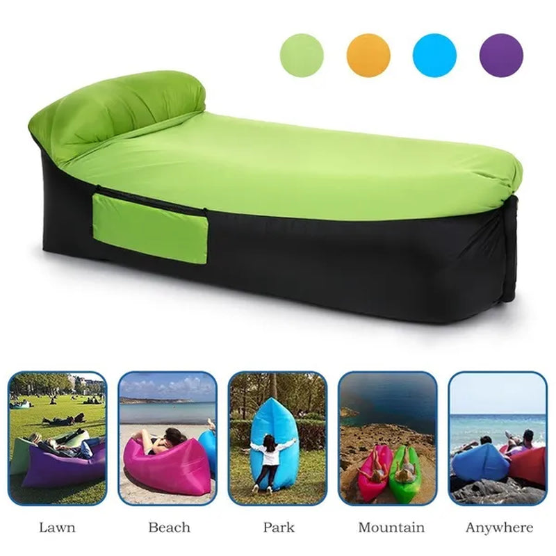 Camping Inflatable Sofa Lazy Bag 3 Season Ultralight Sleeping Bag Air Bed Inflatable Sofa Lounger Trending Products