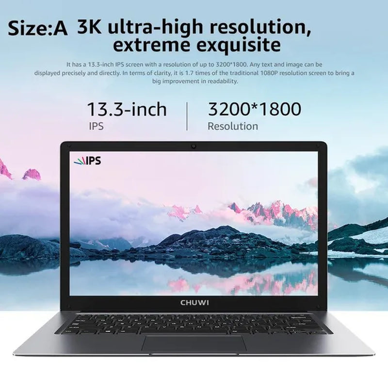 2023 14.1 Inch Herbook Pro Win10 Intel J3455/N4000 8GB+128GB /8GB+256GB Laptop Pc(Memory Card)