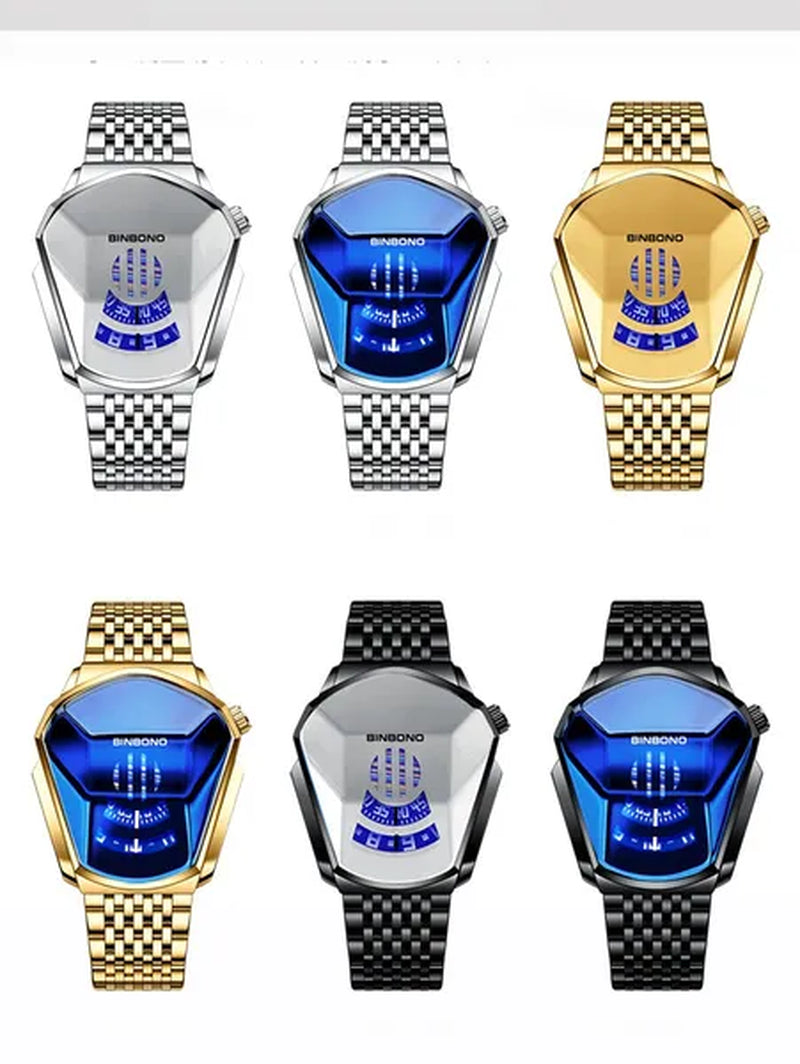 Top Brand Luxury Military Fashion Sport Watch New Design Men Gold Wrist Quartz Watches Man Clock Casual Chronograph Wristwatch
