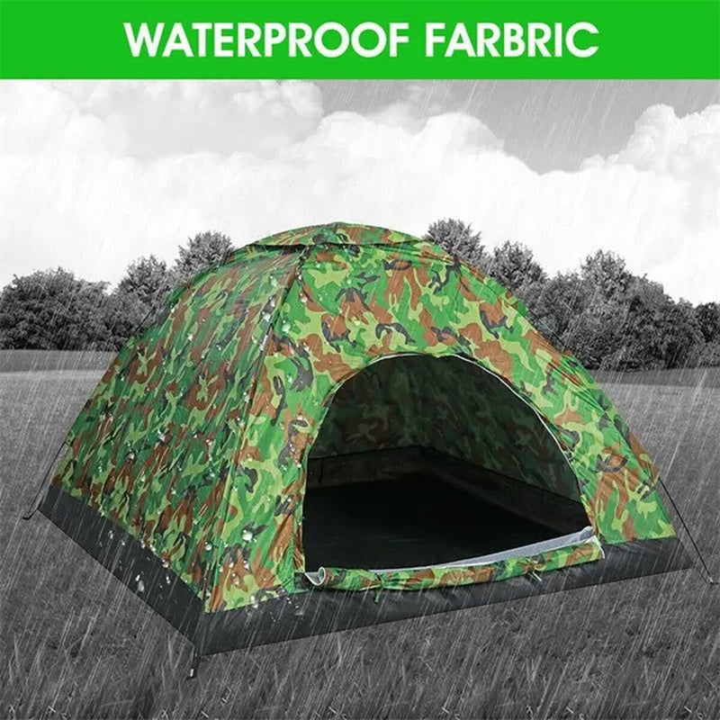 2 Person Camping Dome Tent Waterproof Outdoor Tent with Top Rainfly Easy Set Up