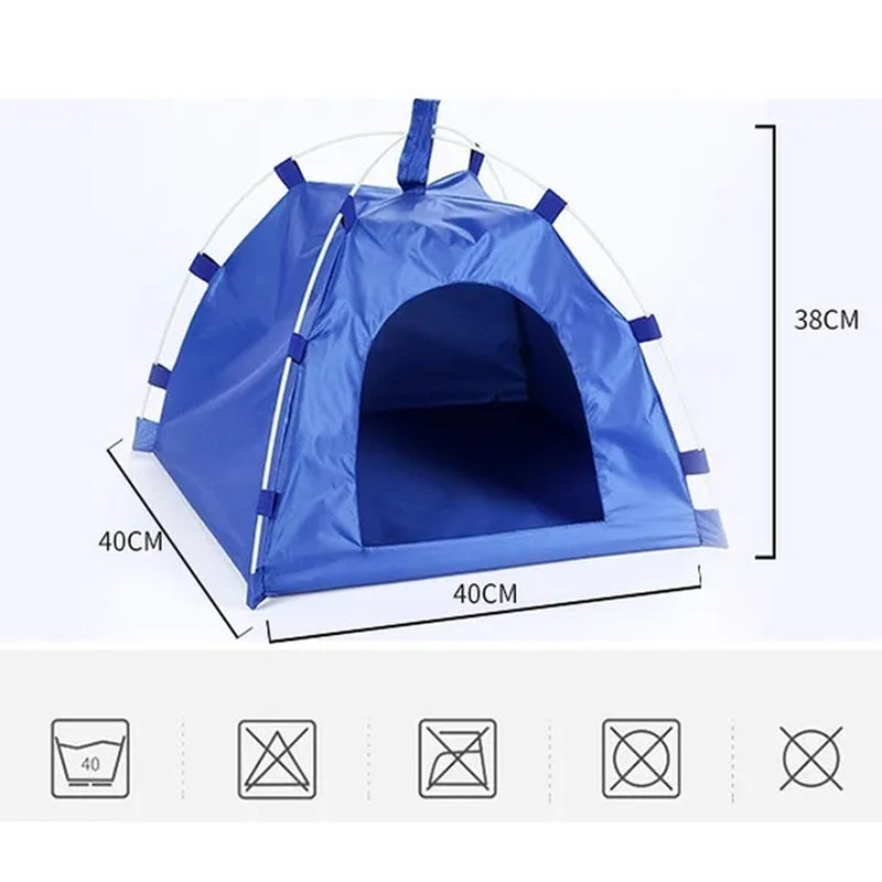 Pet Camping Tent Playpens Dogs Cats House Small Animal Indoor/Outdoor Play Reptiles Cage