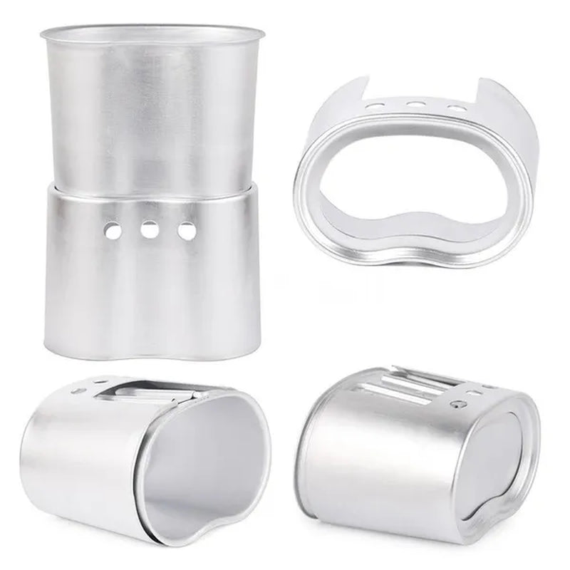 4PCS Army Military Water Bottle Camping Hiking Canteen Cup Portable for Outdoor