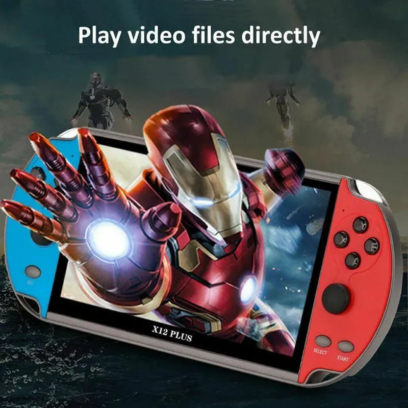 Game Consoles - X12 plus 7" 16GB - X7 plus 5.1" 8GB - Retro Handheld Portable 10000 Games Video Console
