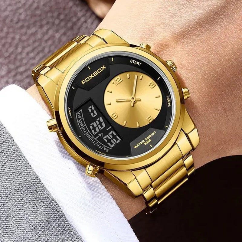 LIGE New Fashion Military Watch for Men Casual Sports Chronograph Quartz Men Watch Business Waterproof Watches Relogio Masculino