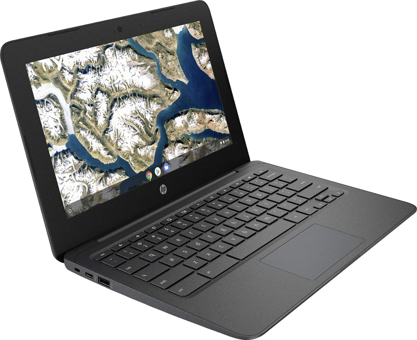 Flagship Chromebook, 11.6" HD (1366 X 768) Display, Intel Celeron Processor N3350, 4GB LPDDR2, 32GB Emmc, Chrome OS, HD Graphics 500, 11A-NB0013DX, Ash Gray