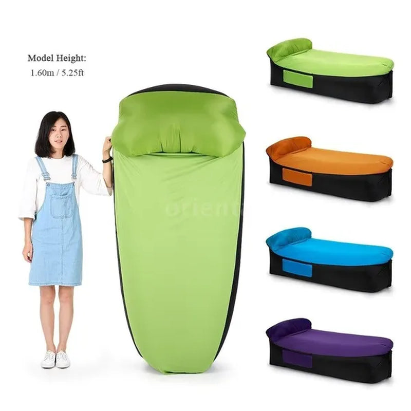 Camping Inflatable Sofa Lazy Bag 3 Season Ultralight Sleeping Bag Air Bed Inflatable Sofa Lounger Trending Products