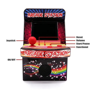 Mini Classic Arcade Station Mini Game Machine with 240 Retro FC Games Hand-Held Game Console Pocket Game Player LH