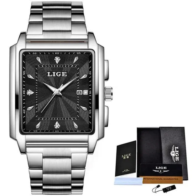 LIGE Fashion Waterproof Watch for Women Top Brand Luxury Women Watch Casual Sport Date Women'S Quartz Wristwatches Montre Femme