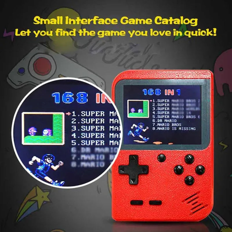 2019 Retro Portable Mini Handheld Game Console 8-Bit 2.8 Inch Color LCD Kids Color Game Player Built-In 400 Games