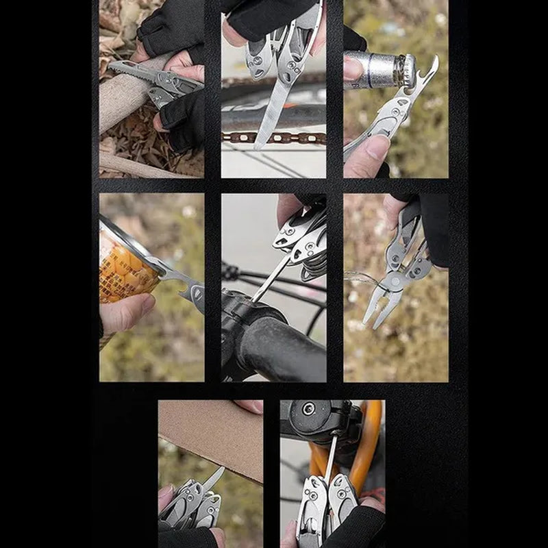 Multifunctional Pliers Portable Purpose Folding Pliers Repair Tools Outdoor Survival Equipment Camping Gear Accessories Hunting Survival Rescue Pliers Heavy Duty Wire Pliers Diagonal Pliers Hand Tools EDC Gadgets Hiking Camping Gear Tools