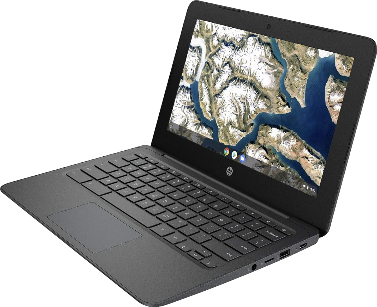 Flagship Chromebook, 11.6" HD (1366 X 768) Display, Intel Celeron Processor N3350, 4GB LPDDR2, 32GB Emmc, Chrome OS, HD Graphics 500, 11A-NB0013DX, Ash Gray