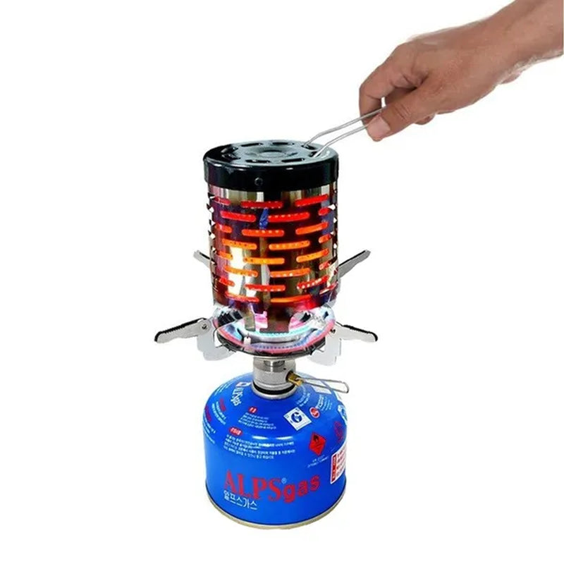 Stainless Teel Outdoor Multi-Purpose Far Infrared Heating Cover Tent Heater Camping Picnic Gas Stove Cover Warmer