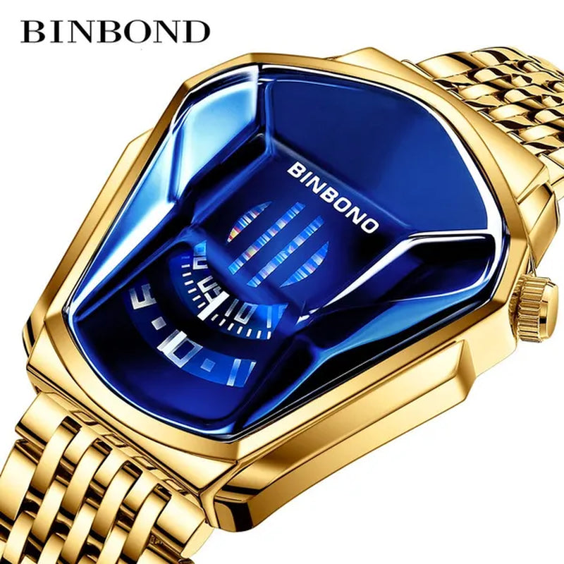Top Brand Luxury Military Fashion Sport Watch New Design Men Gold Wrist Quartz Watches Man Clock Casual Chronograph Wristwatch