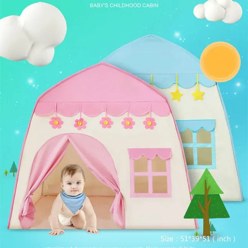 Portable Folding Large Capacity Oxford Tent Kids Funny Play Tent House with Breathable Window anti Mosquito