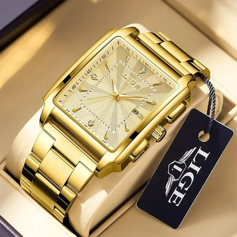 LIGE Fashion Waterproof Watch for Women Top Brand Luxury Women Watch Casual Sport Date Women'S Quartz Wristwatches Montre Femme