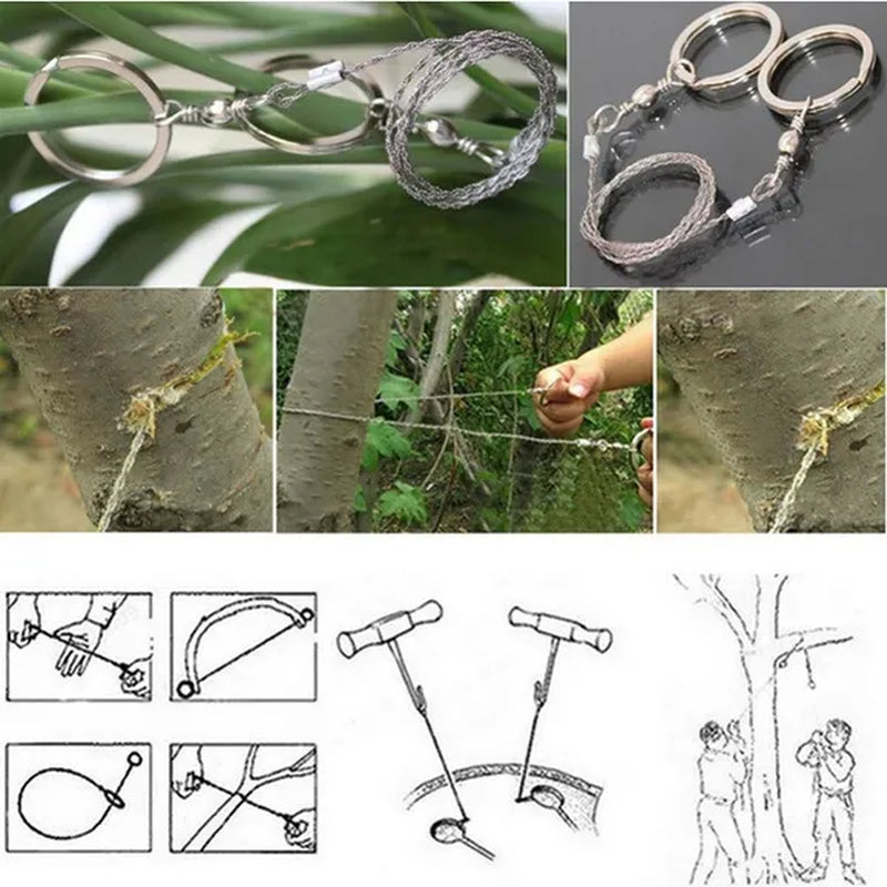Emergency Survival Gear Steel Wire Saw Camping Hiking Hunting Climbing Gear New Best-Selling