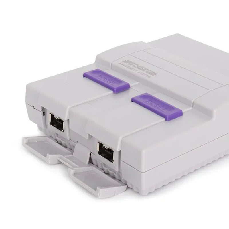 SUPER MINI SNES NES Retro Classic HD Video Game Console TV Game Player Built-In 821 Games with Dual Gamepads Gifts for Kids