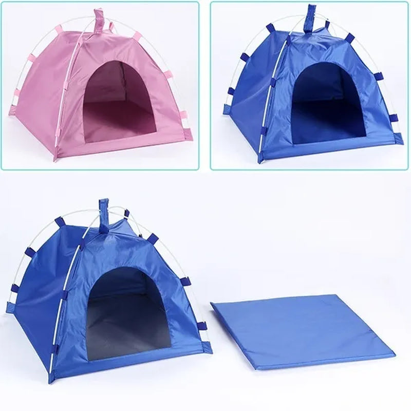 Pet Camping Tent Playpens Dogs Cats House Small Animal Indoor/Outdoor Play Reptiles Cage