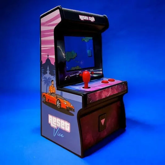 Mini Retro Arcade Terminal 200 Games Reset Vice - Classic Game Console with 200 Built-In Original Games