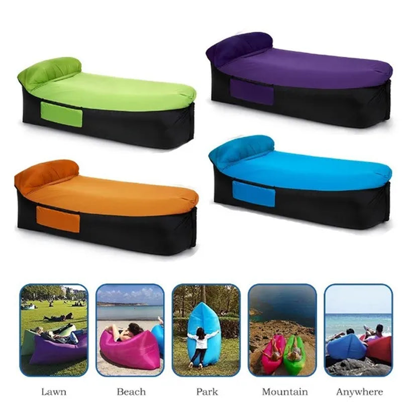 Camping Inflatable Sofa Lazy Bag 3 Season Ultralight Sleeping Bag Air Bed Inflatable Sofa Lounger Trending Products