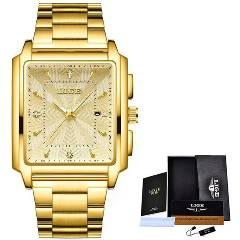 LIGE Fashion Waterproof Watch for Women Top Brand Luxury Women Watch Casual Sport Date Women'S Quartz Wristwatches Montre Femme