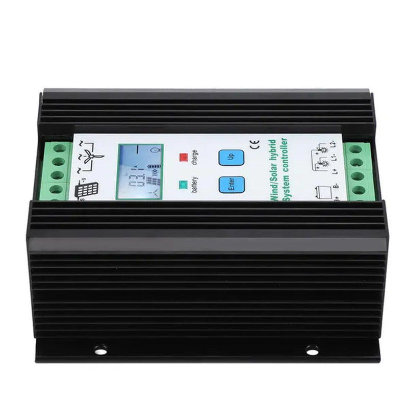 12/24V Wind and Solar Complementary Charge Controller Lcd Monitor Wind Turbine Solar Panel Charger Regulator