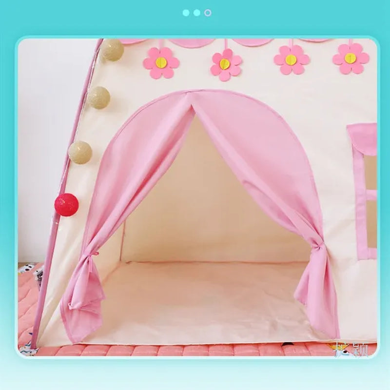 Portable Folding Large Capacity Oxford Tent Kids Funny Play Tent House with Breathable Window anti Mosquito
