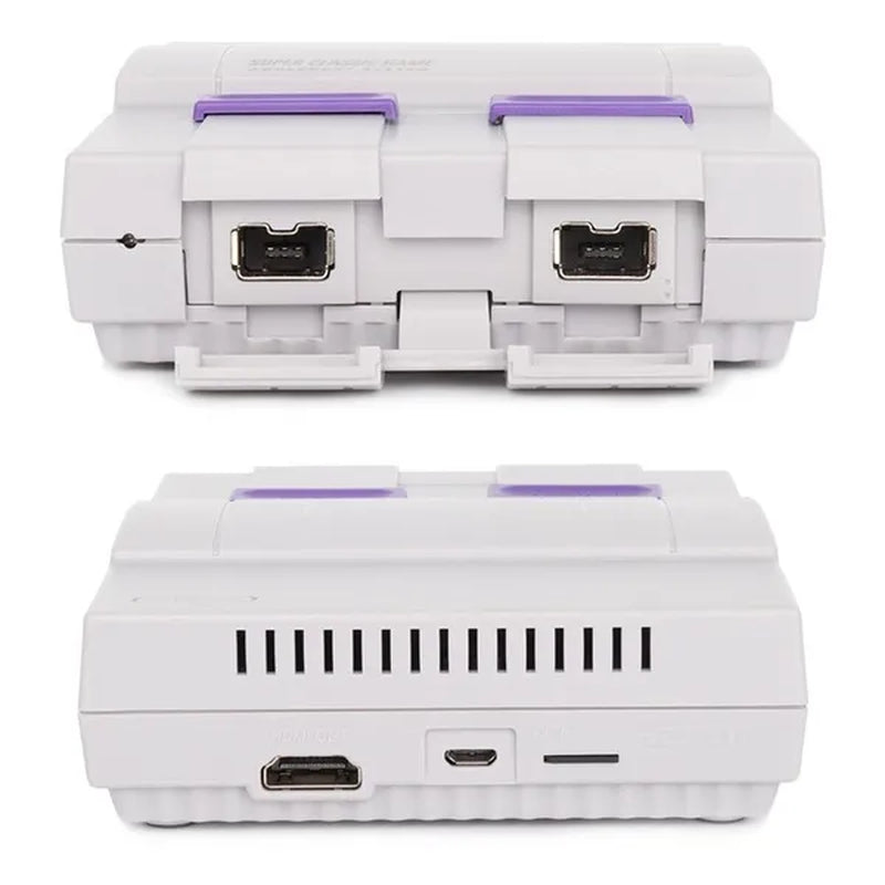 SUPER MINI SNES NES Retro Classic HD Video Game Console TV Game Player Built-In 821 Games with Dual Gamepads Gifts for Kids