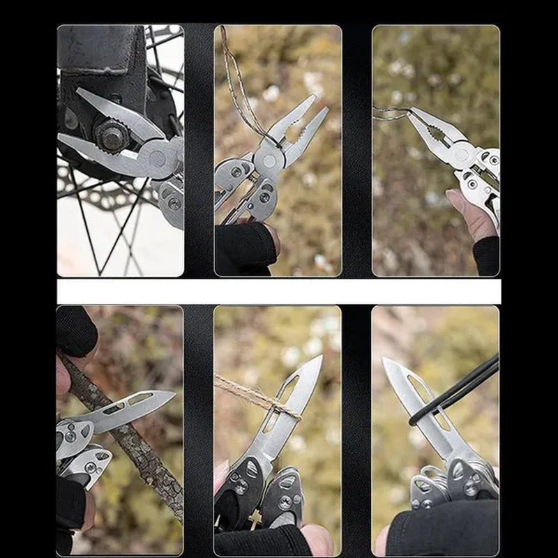 Multifunctional Pliers Portable Purpose Folding Pliers Repair Tools Outdoor Survival Equipment Camping Gear Accessories Hunting Survival Rescue Pliers Heavy Duty Wire Pliers Diagonal Pliers Hand Tools EDC Gadgets Hiking Camping Gear Tools
