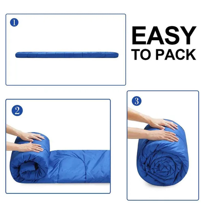 4 Season Camping Envelope Sleeping Bag Waterproof Ultralight Outdoor Hiking