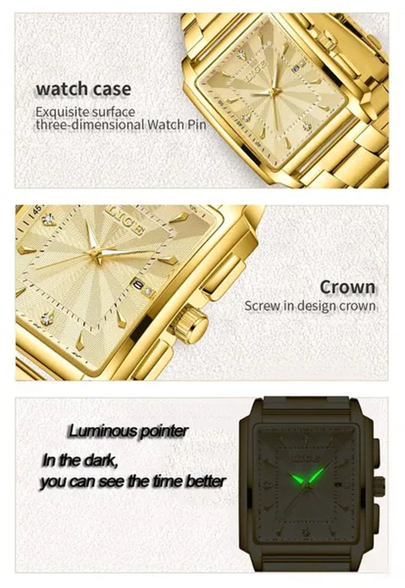 LIGE Fashion Waterproof Watch for Women Top Brand Luxury Women Watch Casual Sport Date Women'S Quartz Wristwatches Montre Femme